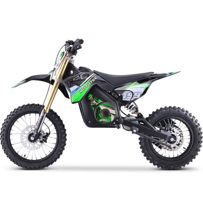 MotoTec 36v Pro Electric Dirt Bike 1000w Lithium Green