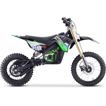 MotoTec 36v Pro Electric Dirt Bike 1000w Lithium Green