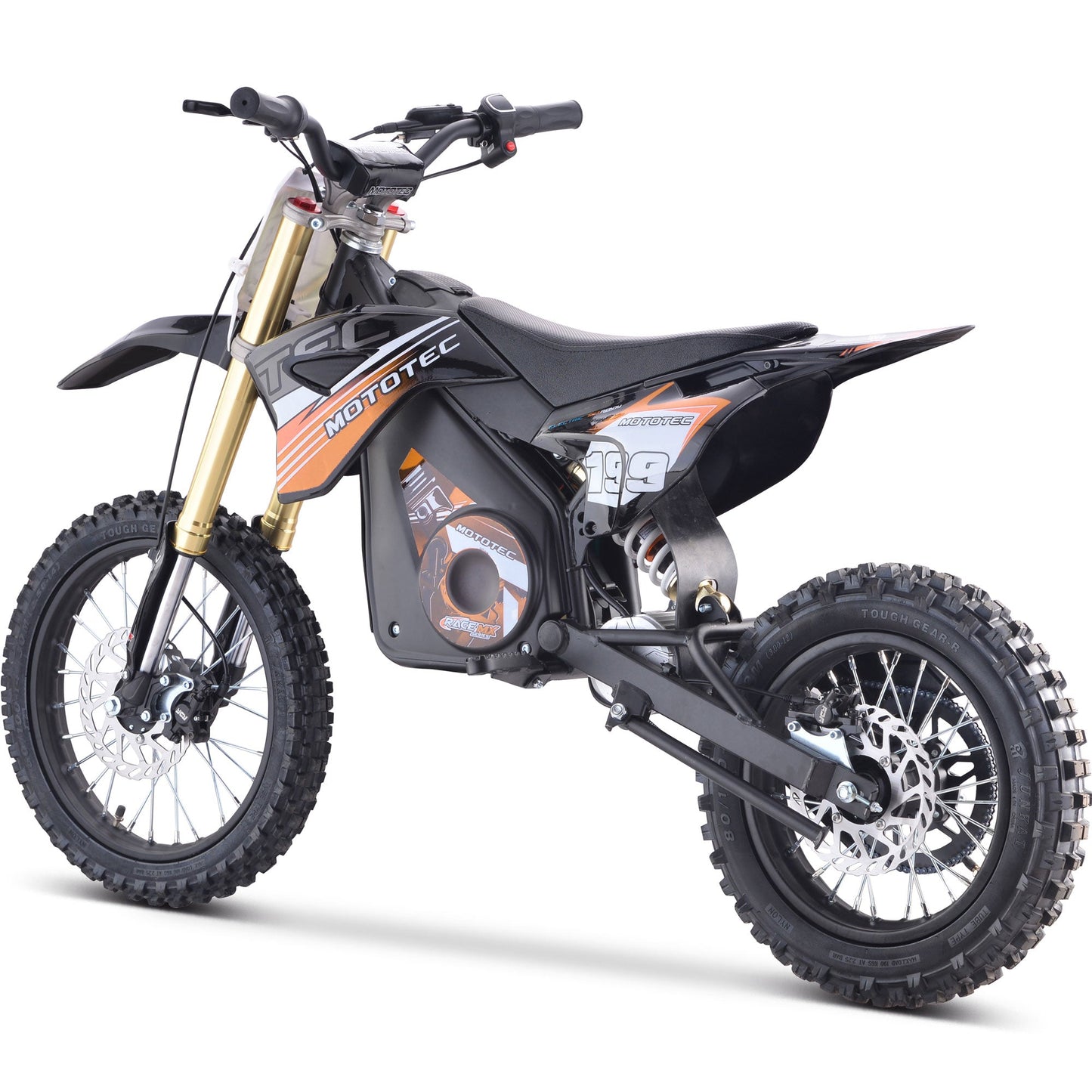 MotoTec 36v Pro Electric Dirt Bike 1000w Lithium Orange
