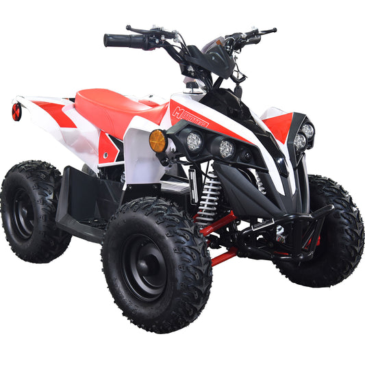 MotoTec E-Bully 36V 1000W Kids Electric ATV White