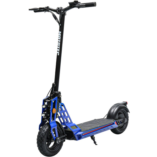 MotoTec Free Ride 600W Blue Electric Scooter