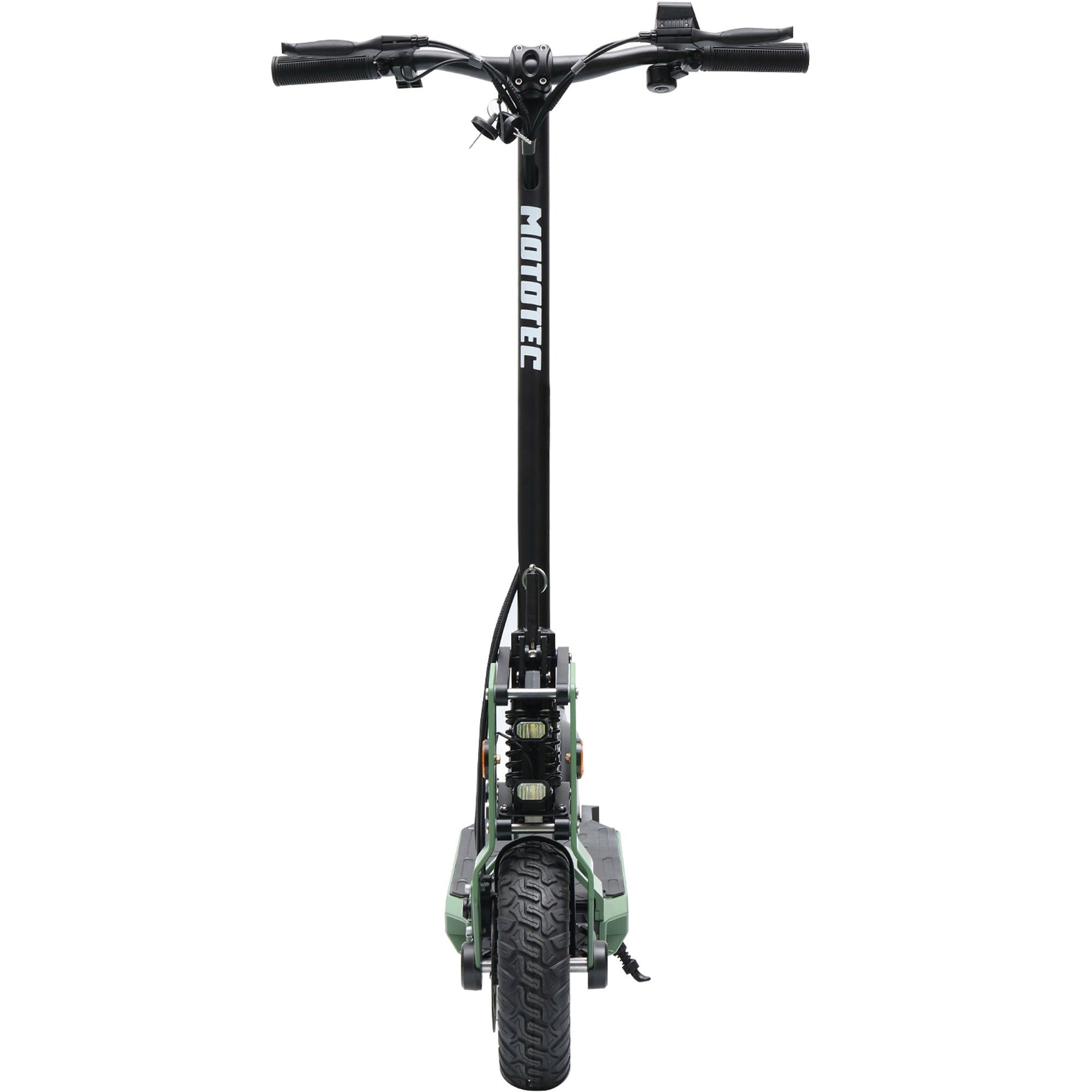 MotoTec Free Ride 48v 600w Lithium Electric Scooter Green - Image 4