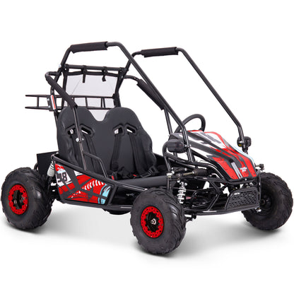 MotoTec Mud Monster XL 72V 2000W Go Kart Red