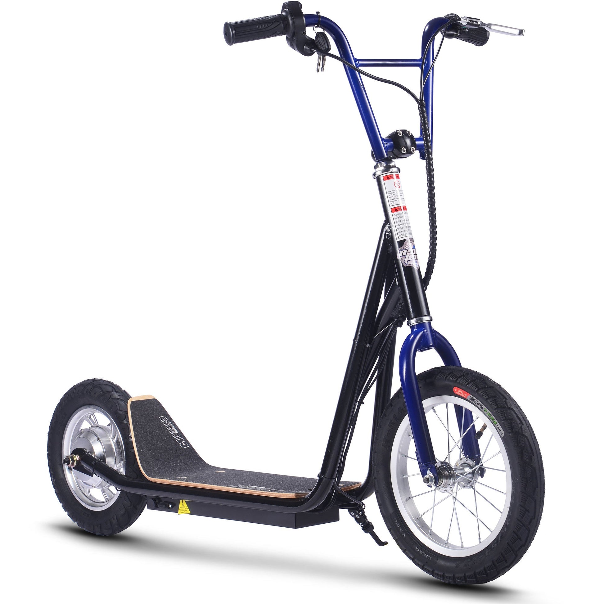 MotoTec Groove 36v 350w Big Wheel Lithium Electric Scooter Black - Image 4