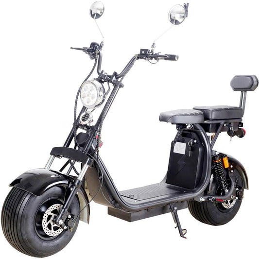 MotoTec Knockout 60V 2000W Black Electric Scooter