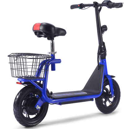 MotoTec Metro 36v 500w Lithium Electric Scooter Blue