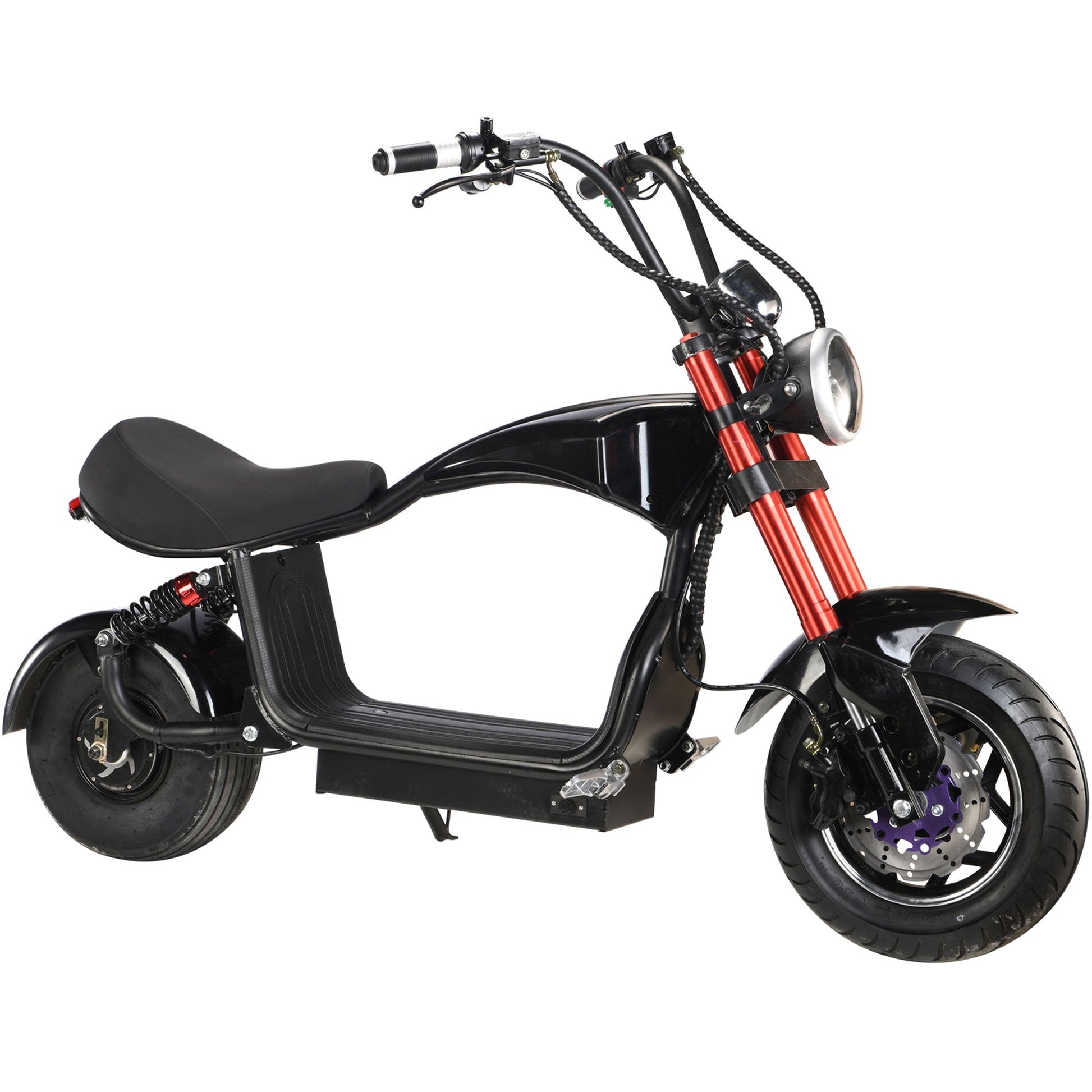 MotoTec Mini Lowboy 48v 800w Lithium Scooter Black - Image 6