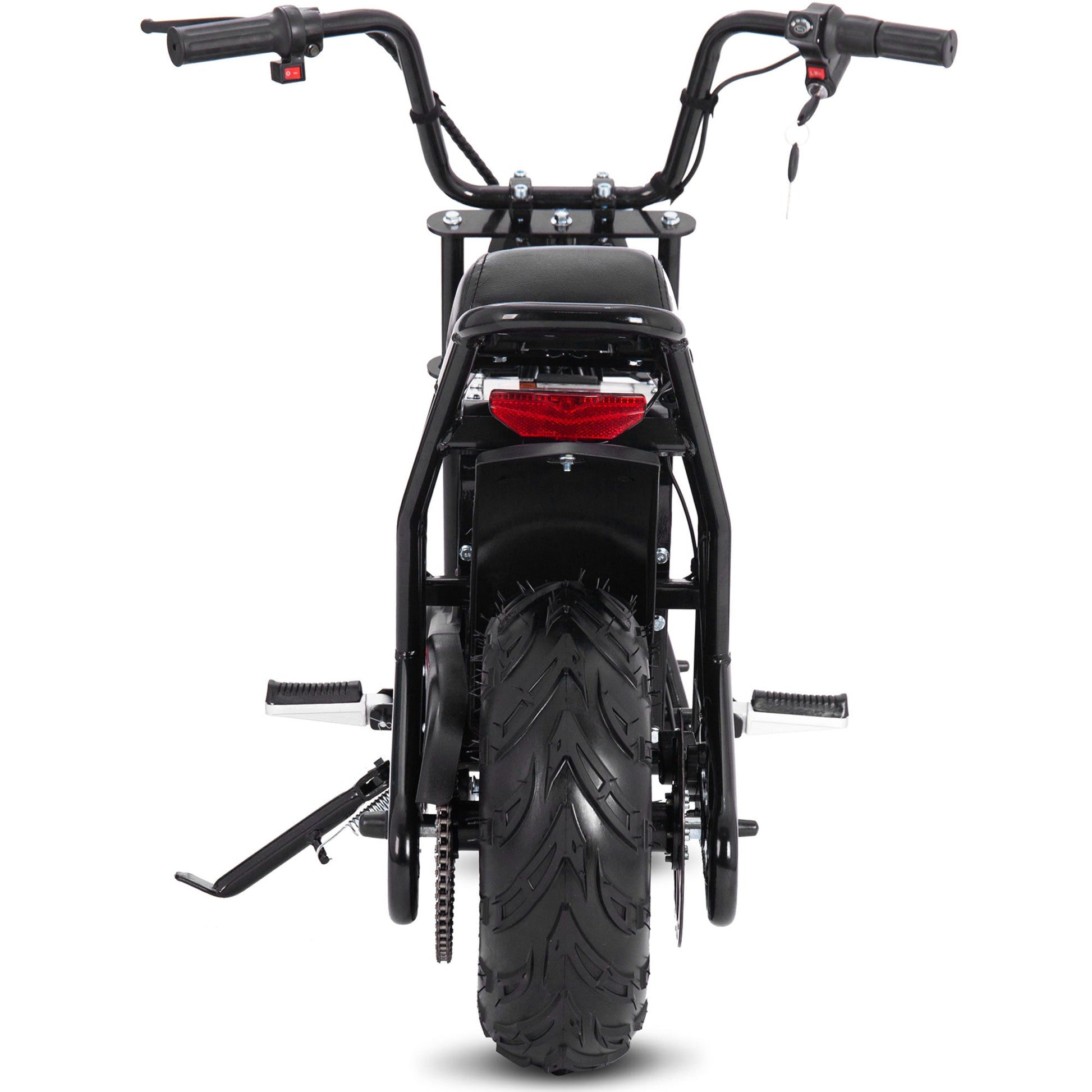 MotoTec 48v 1000w Electric Mini Bike Black - Image 5