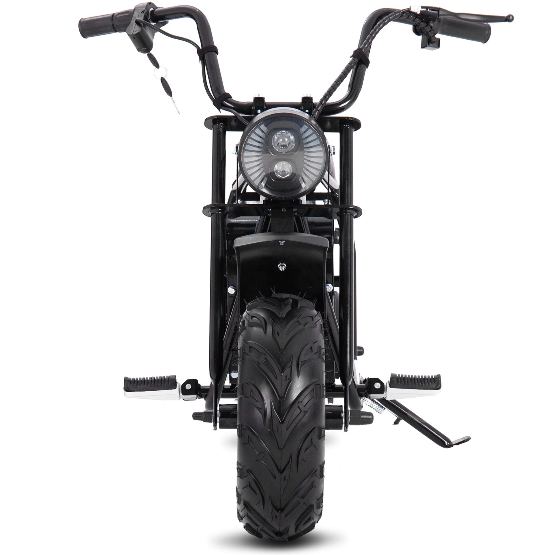 MotoTec 48v 1000w Electric Mini Bike Black - Image 6