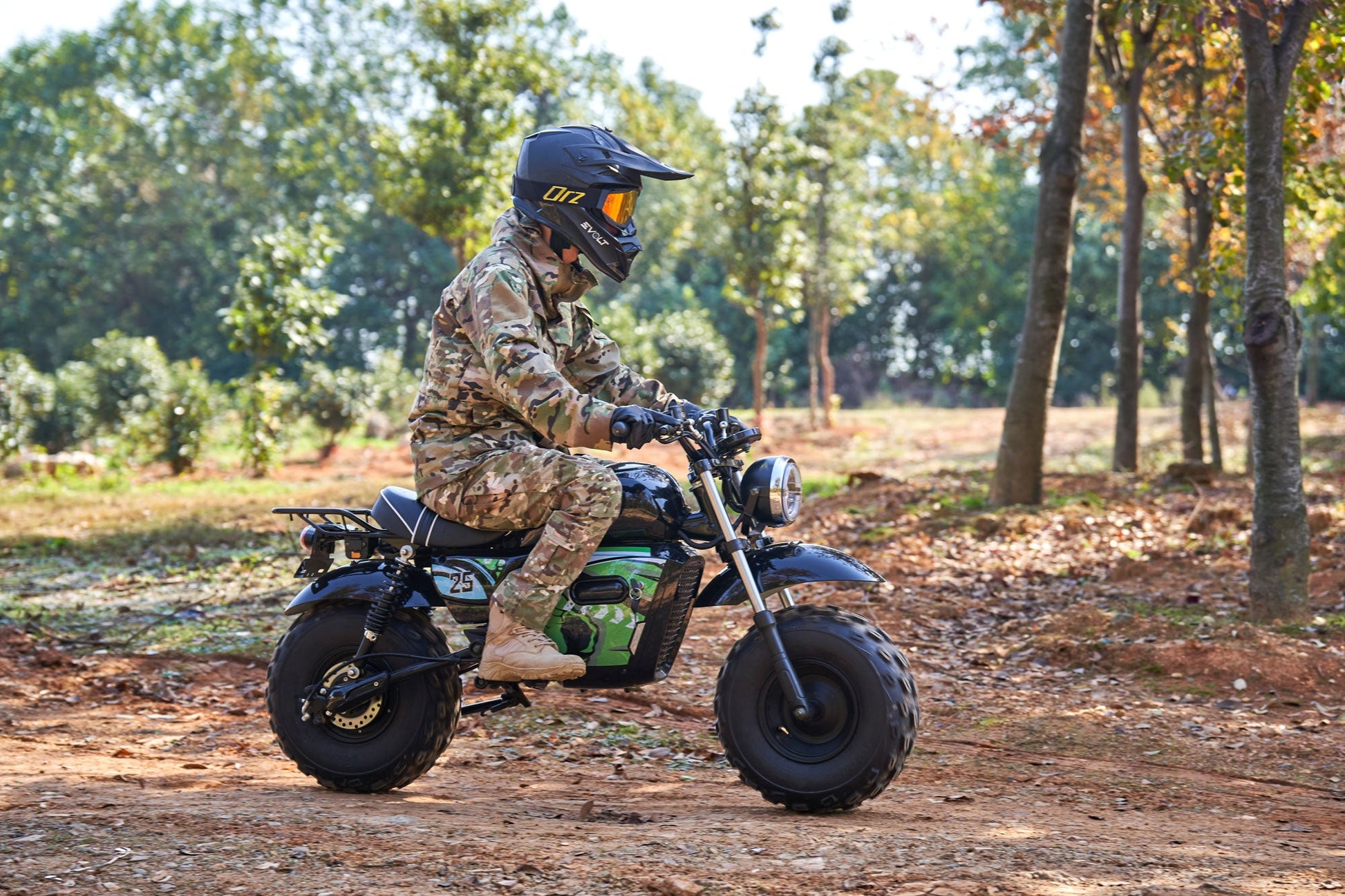 MotoTec 60v 1500w Electric Minibike Lithium Black - Image 19