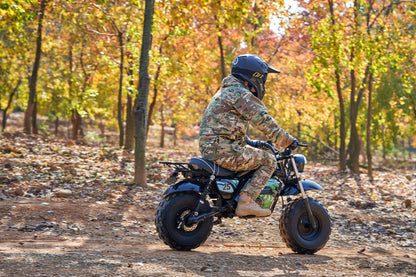 MotoTec 60v 1500w Electric Minibike Lithium Black
