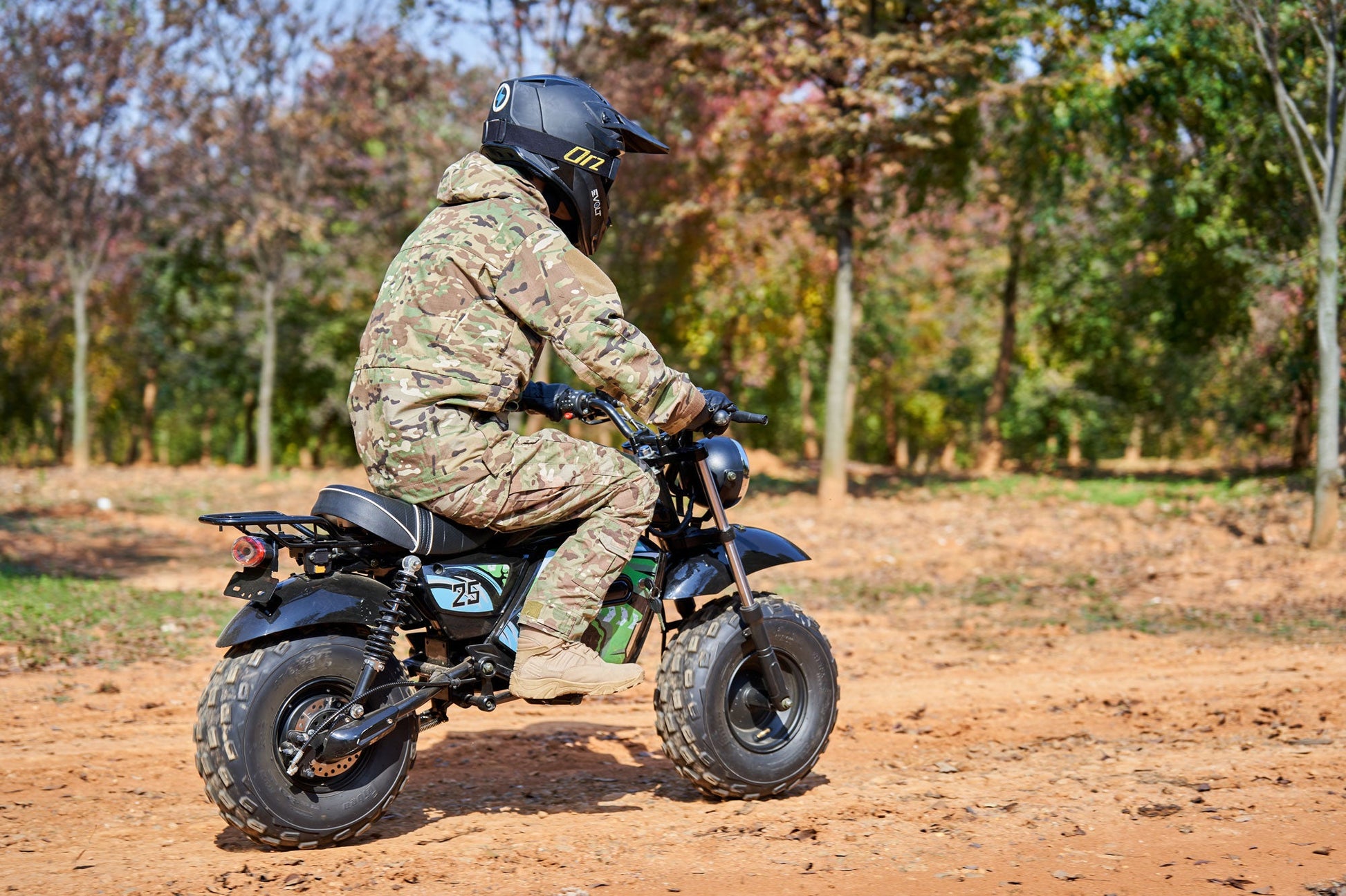 MotoTec 60v 1500w Electric Minibike Lithium Black - Image 15