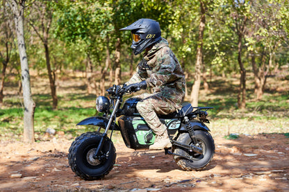 MotoTec 60v 1500w Electric Minibike Lithium Black