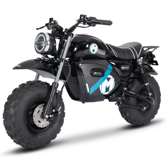 MotoTec 60v 1500w Electric Minibike Lithium Black