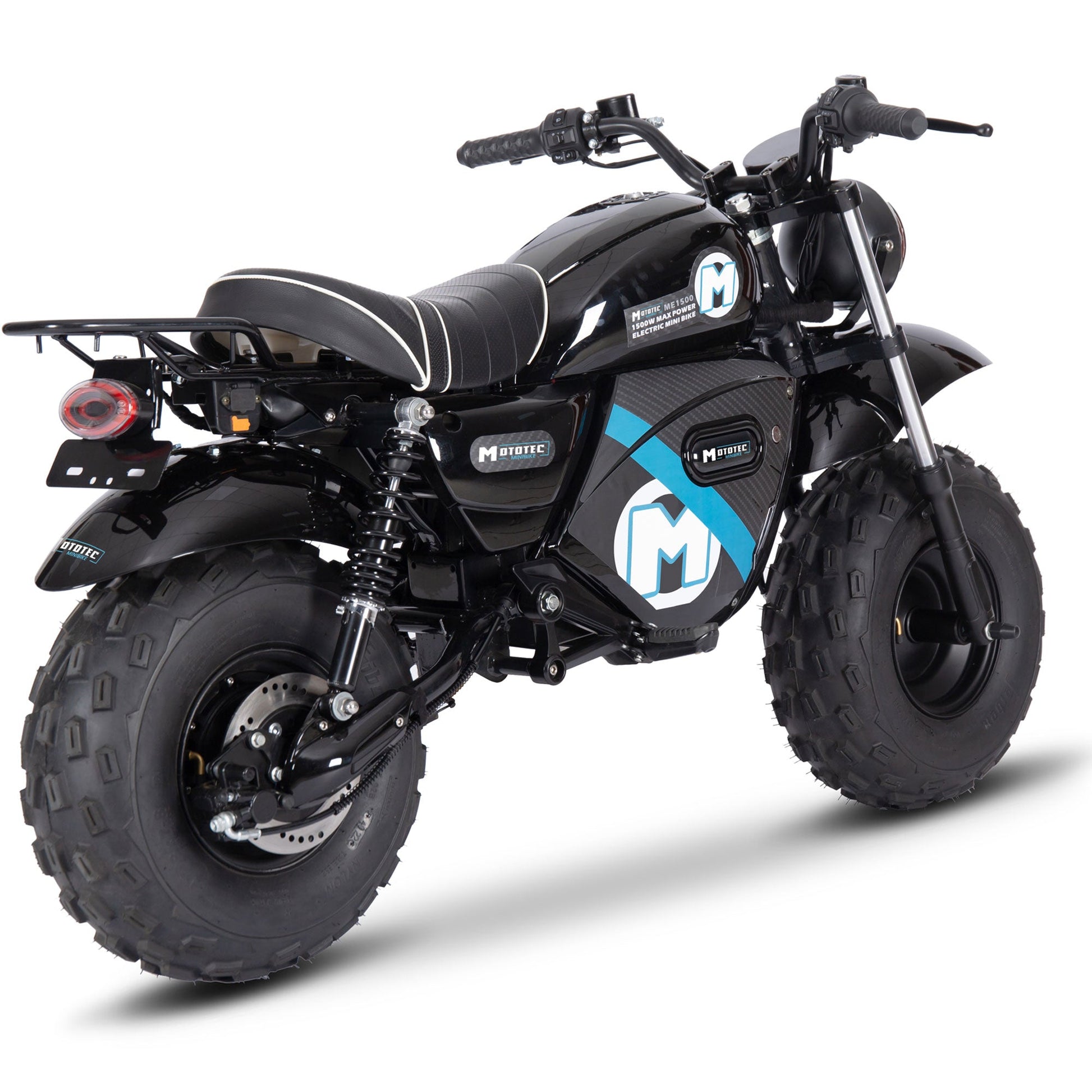 MotoTec 60v 1500w Electric Minibike Lithium Black - Image 6