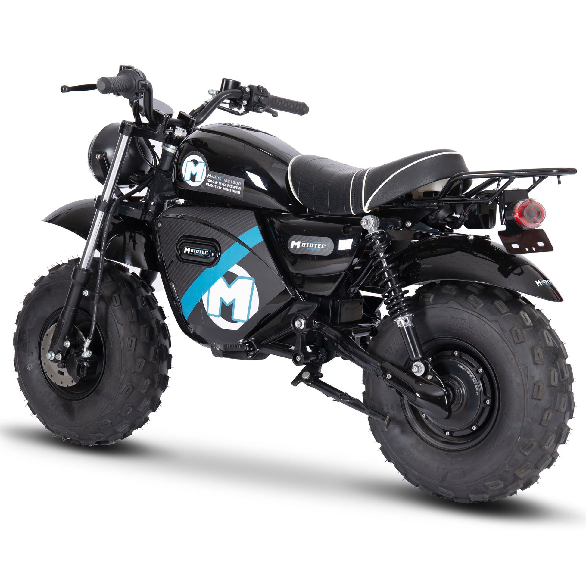 MotoTec 60v 1500w Electric Minibike Lithium Black - Image 7