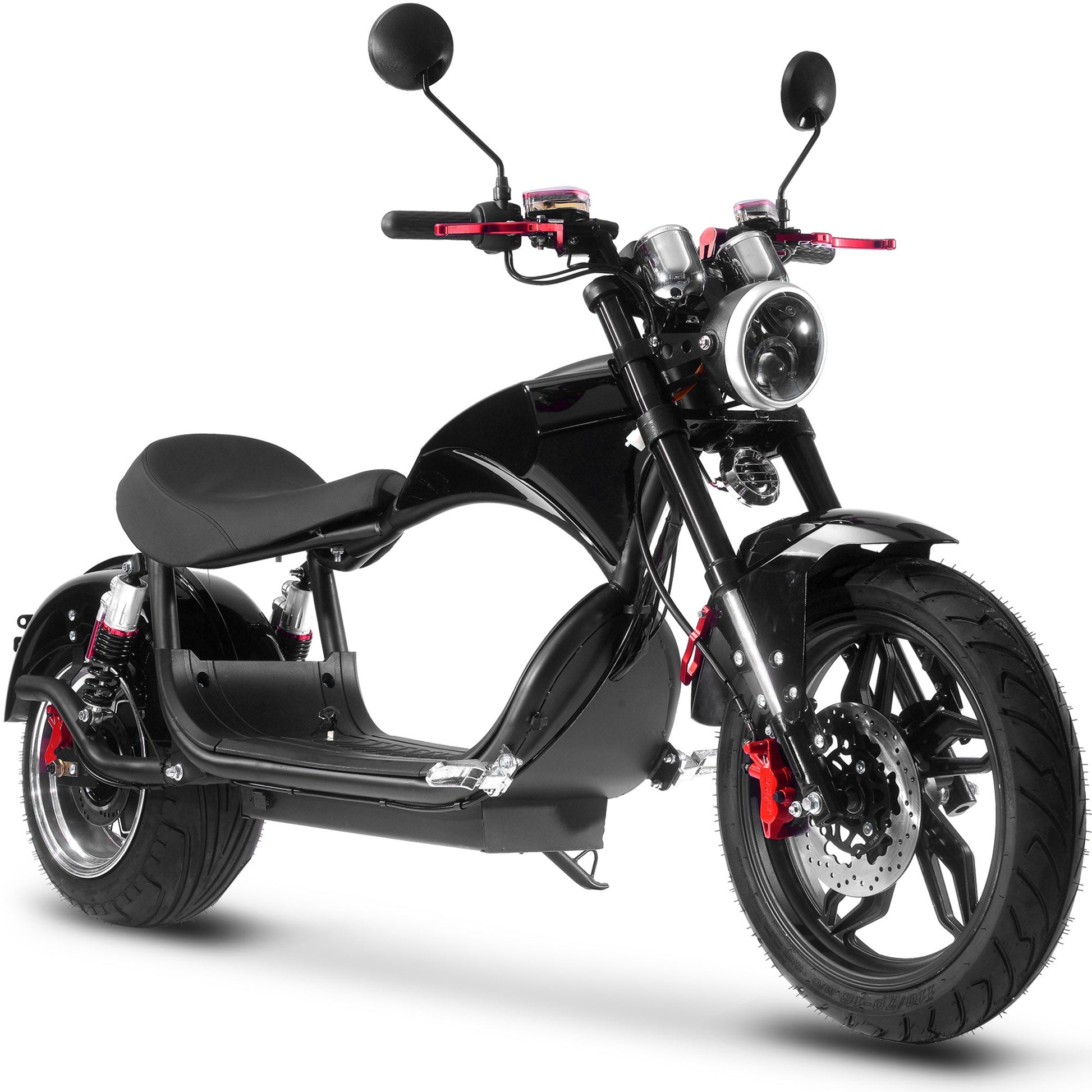 MotoTec Raven 60v 30ah 2500w Lithium Electric Scooter Black - Image 3