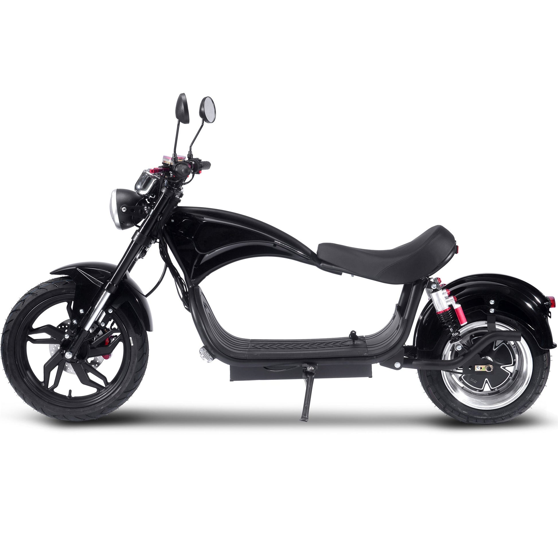 MotoTec Raven 60v 30ah 2500w Lithium Electric Scooter Black - Image 5