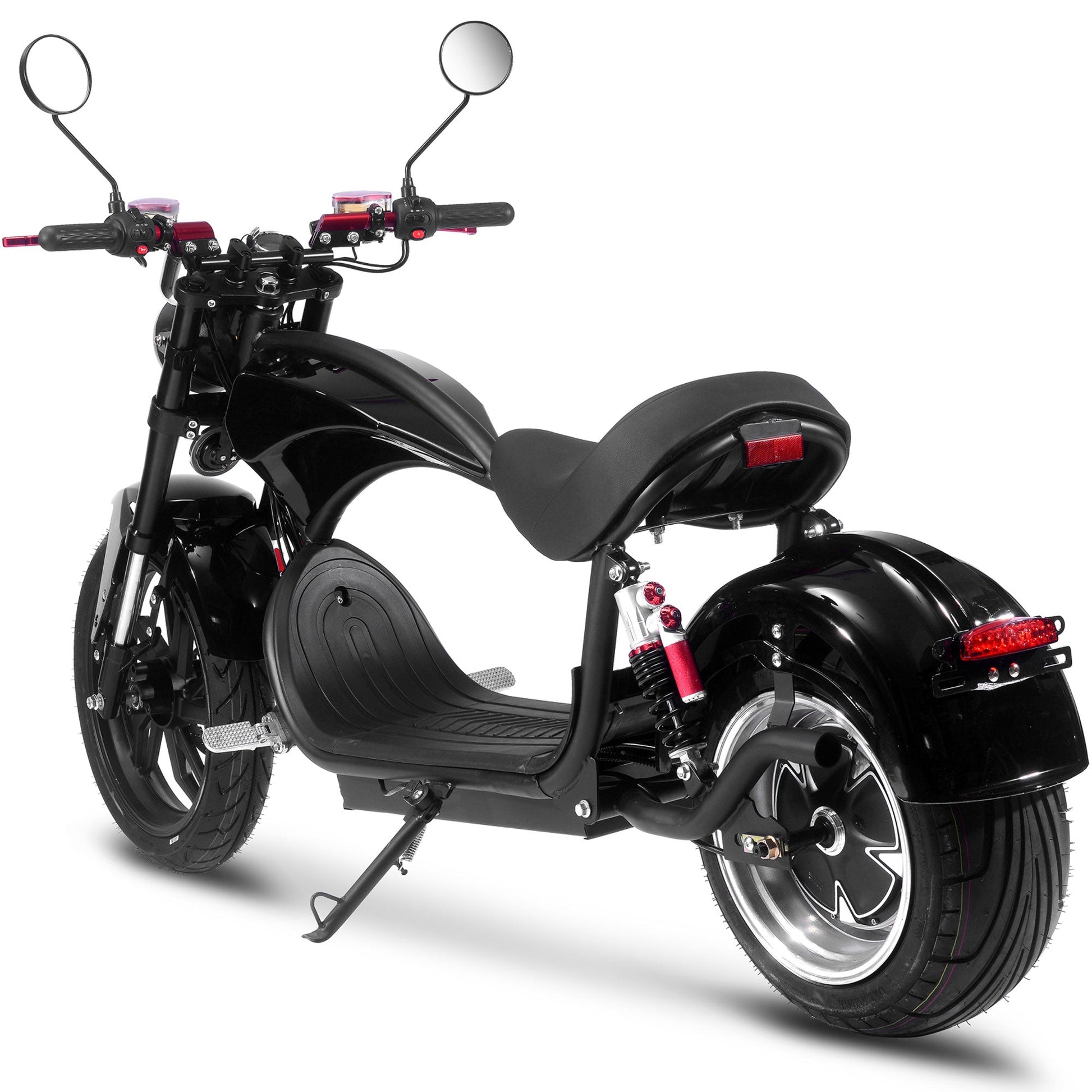 MotoTec Raven 60v 30ah 2500w Lithium Electric Scooter Black - Image 2