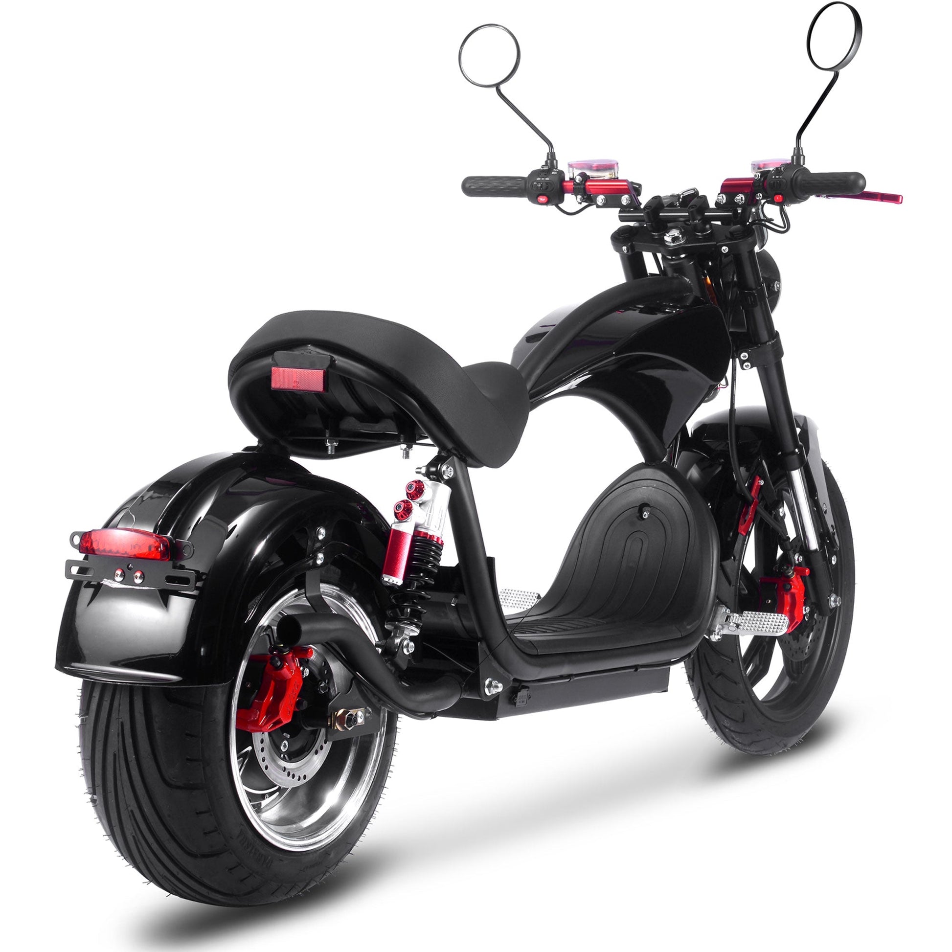 MotoTec Raven 60v 30ah 2500w Lithium Electric Scooter Black - Image 4