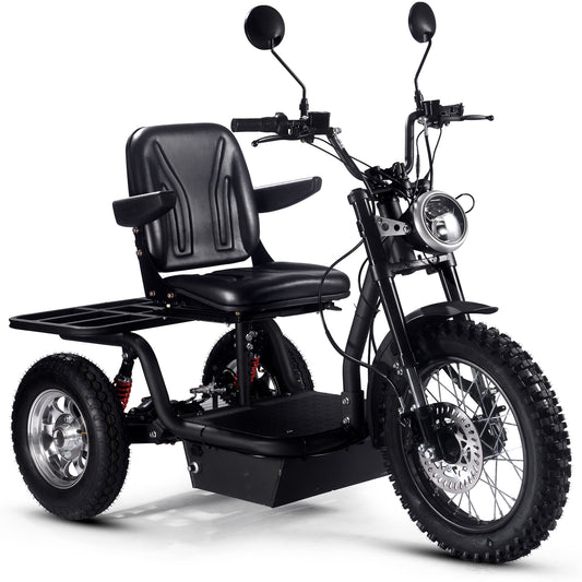 MotoTec Electric Trike 1800W – Fast 3-Wheel Scooter Rider