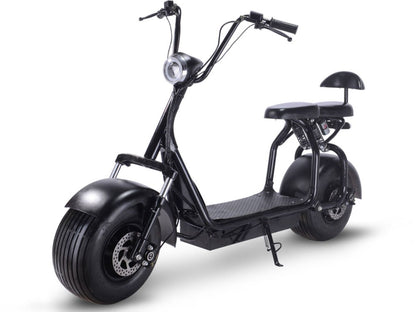 MotoTec Knockout 1000W 60V Electric Scooter Black