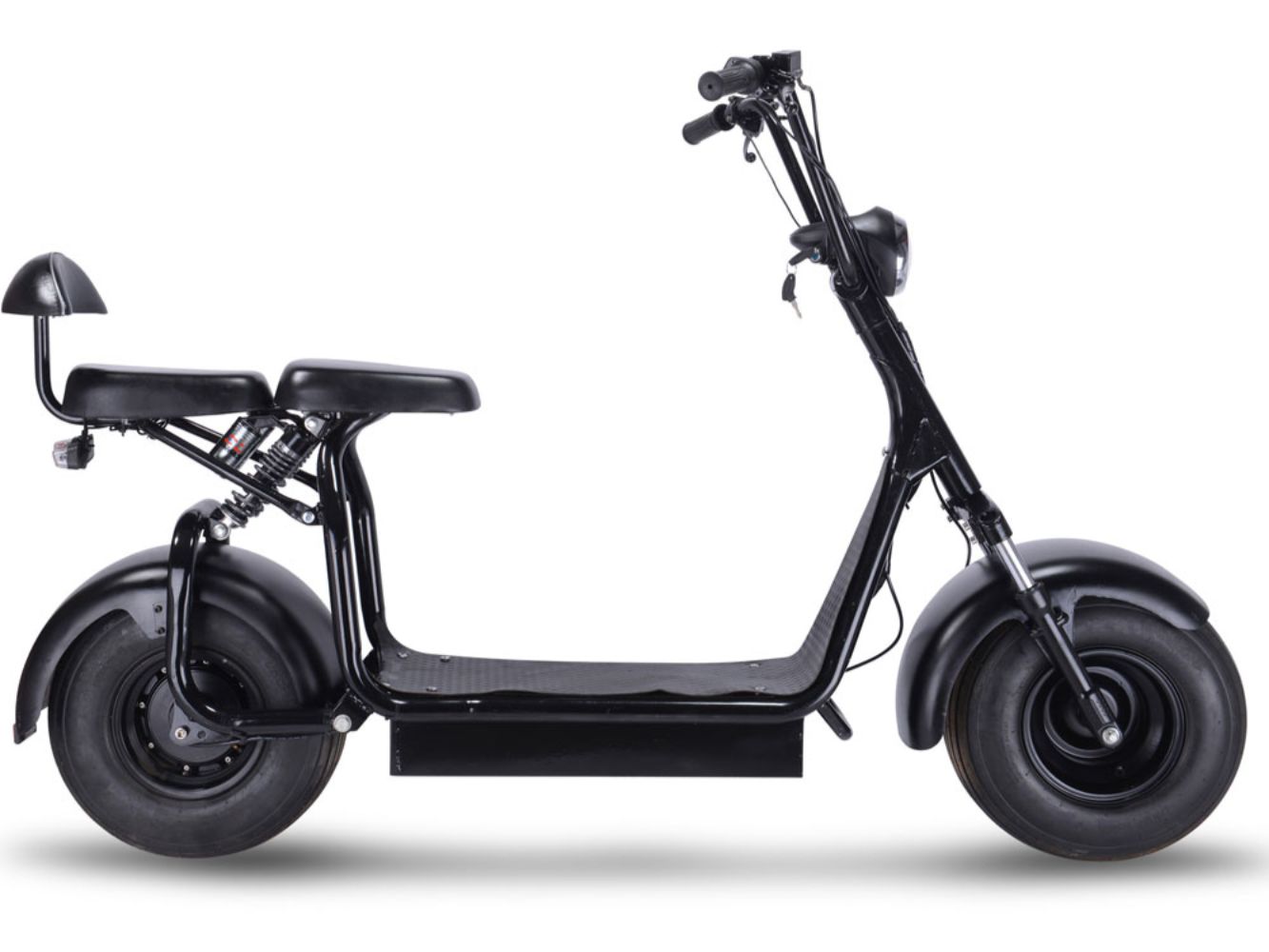 MotoTec Knockout 60v 1000w Electric Scooter Black - Image 3